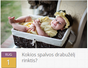 Kokios spalvos drabužėlį rinktis?