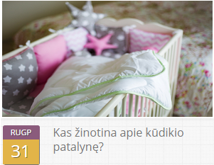 Kas žinotina apie kūdikio patalynę?